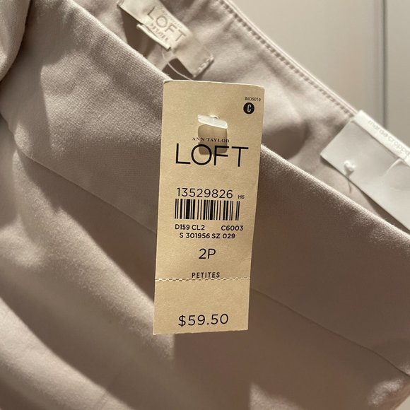 NWT Loft Marisa Cropped Capris 2p - Picture 4 of 4